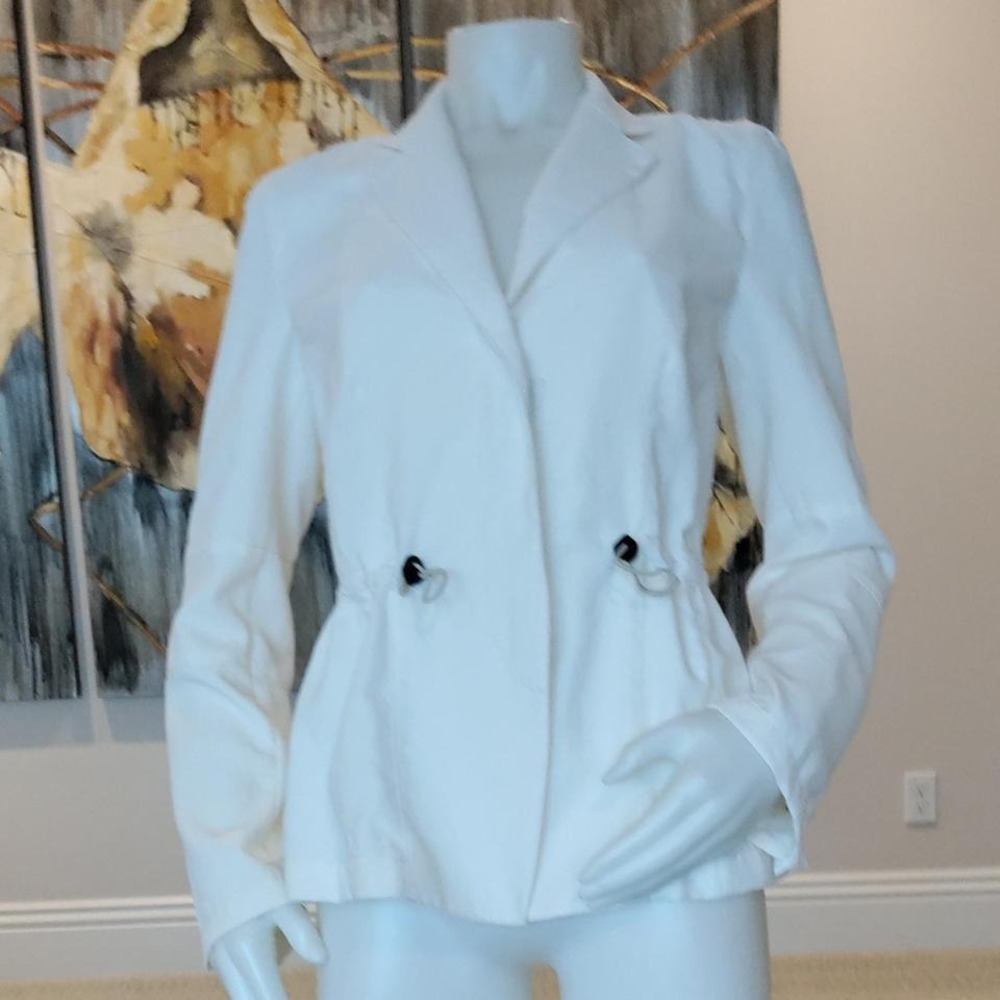 NWT Emporio Armani Italy white jacket IT 42 US 6